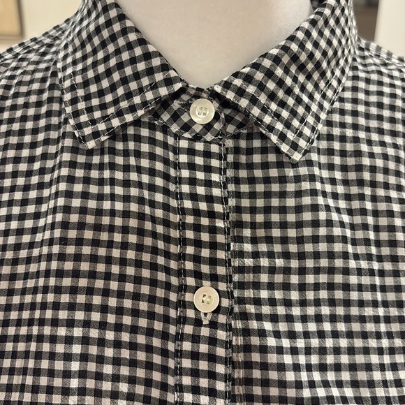 J. McLaughlin Women’s Black and White Casual Button Down Shirt. Size XS - Picture 2 of 9